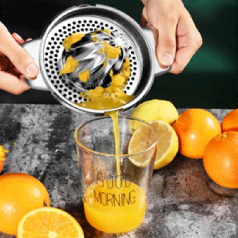 Immersion Hand Blender Set - 1 Stück Tragbare Zitronen- und Orangenpresse,