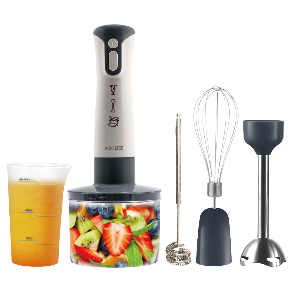 Immersion Hand Blender Set - Multi-Zubehör, Mixer mit zwei Geschwindigkeiten, elektrischer
