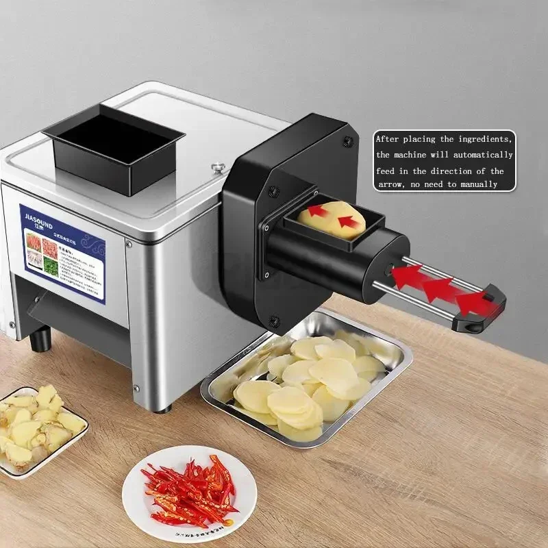 Automatic Meat Slicer Home - Elektrische Fleischschneidemaschine Kommerzieller und Haushalts-Fleischzerkleinerer Automatischer