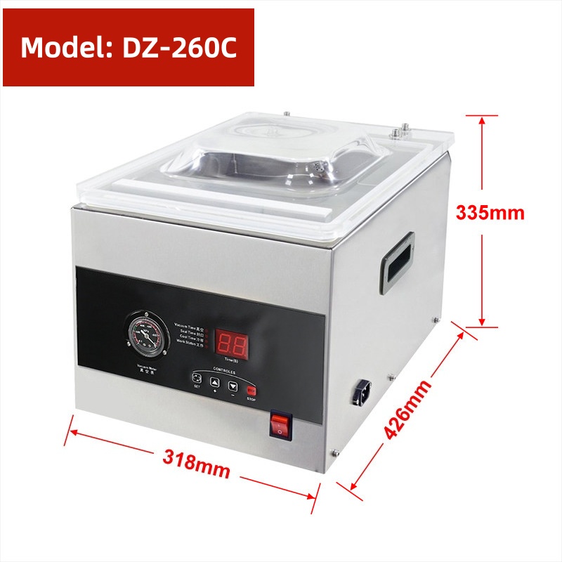 Food Vacuum Sealer Machine - Tischkammer-Vakuumiergerät, kommerzielle digitale Vakuumverpackungsmaschine für die