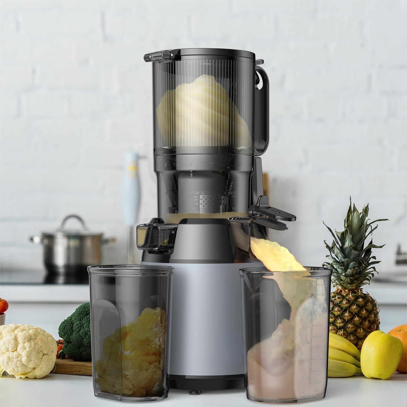 Electric Slow Juicer Cold Press - Kommerzieller elektrischer Kaltpress-Entsafter, tragbarer Mini-Slow-Juicer für