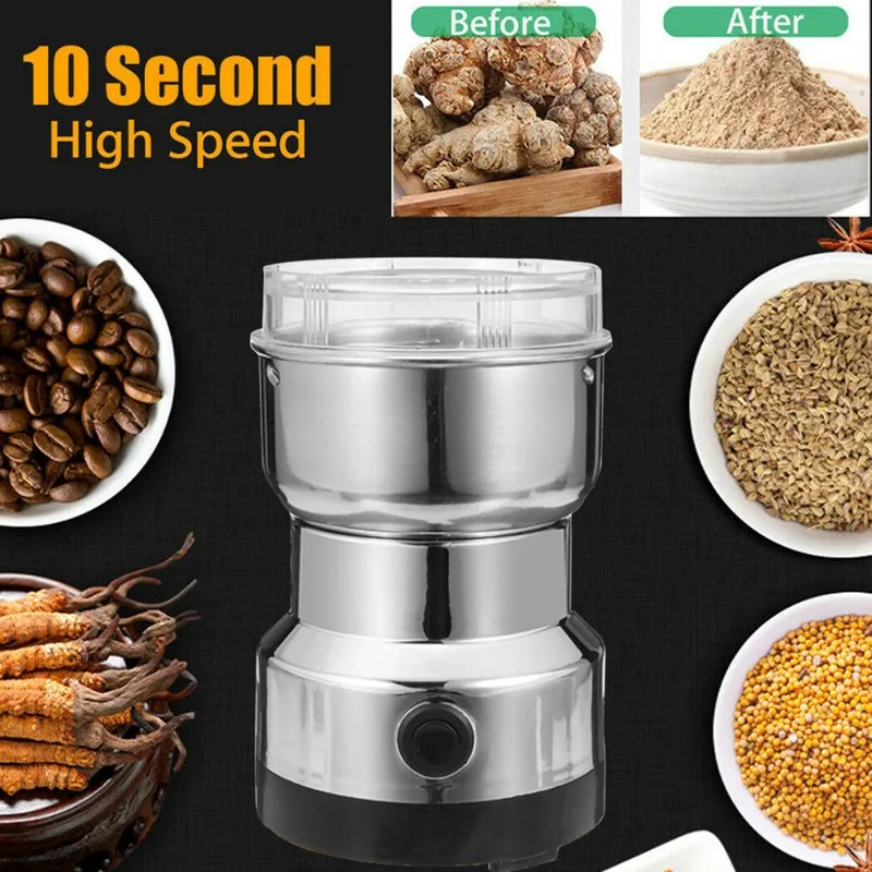 Coffee Bean Grinder Electric - 110V-220V Elektrische Mühle für Zuhause, Kaffee,