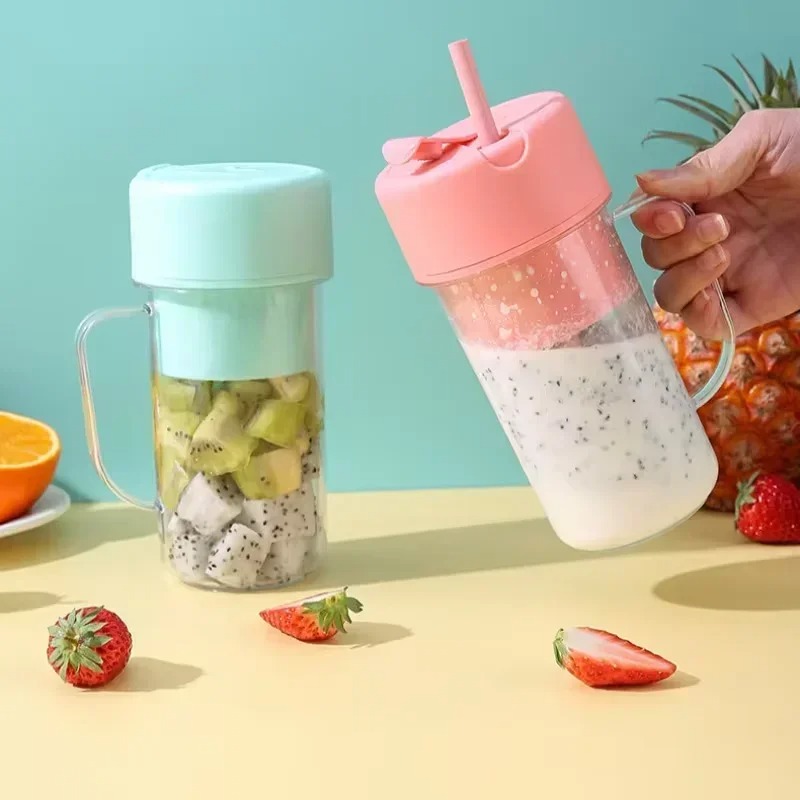 Portable Blender Usb Rechargeable - Tragbarer USB-Aufladbarer 300ml Elektrischer Saftbecher mit