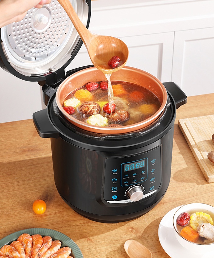 Smart Instant Pressure Cooker - Edelstahl Elektrischer Schnellkochtopf für den Haushalt