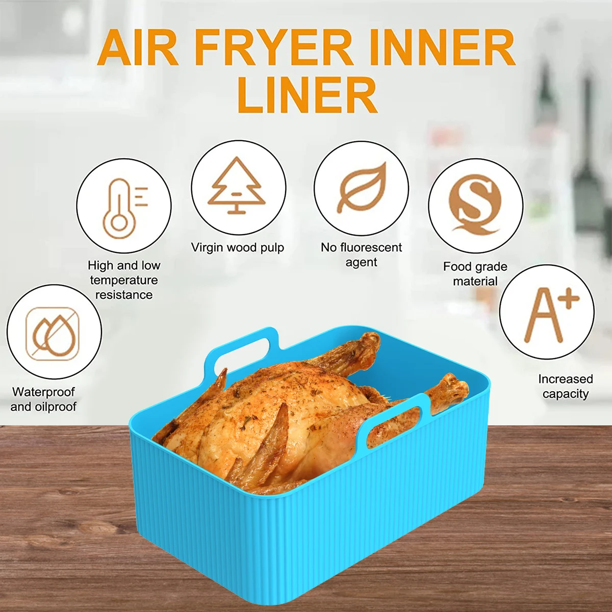 2Pcs Air Friteuse Silikon Line – Air Fryer Silicone Pot Liner Bewertung und Preis