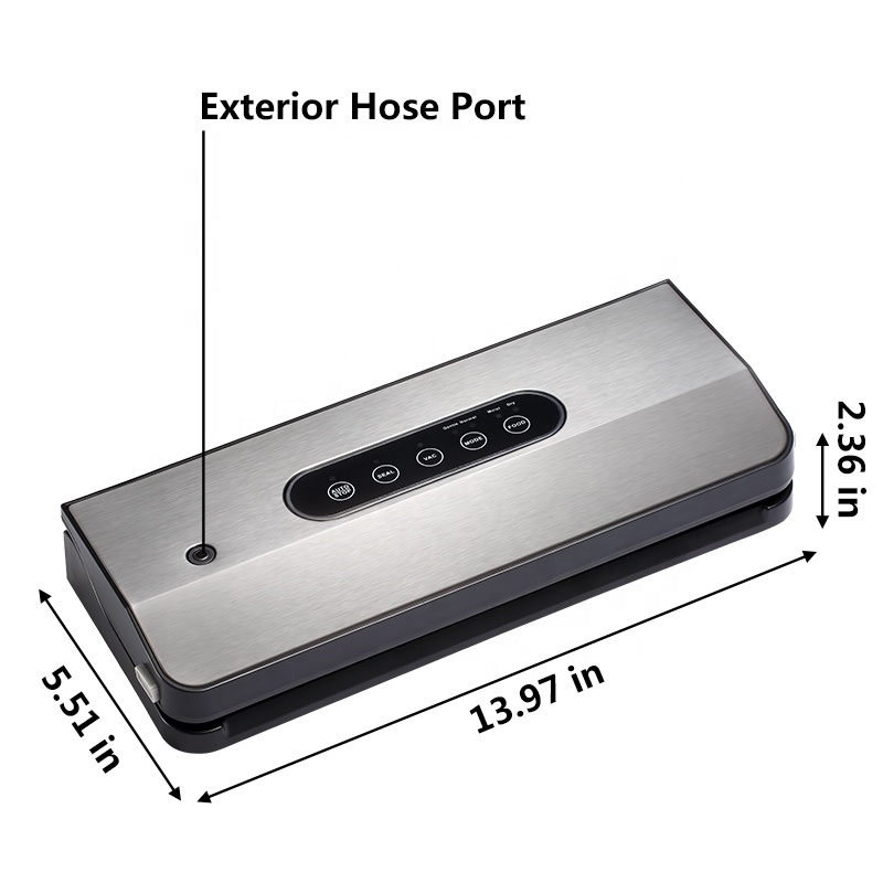 2-in-1 Elektrische Edelstahl-V – Food Vacuum Sealer Machine Bewertung und Preis