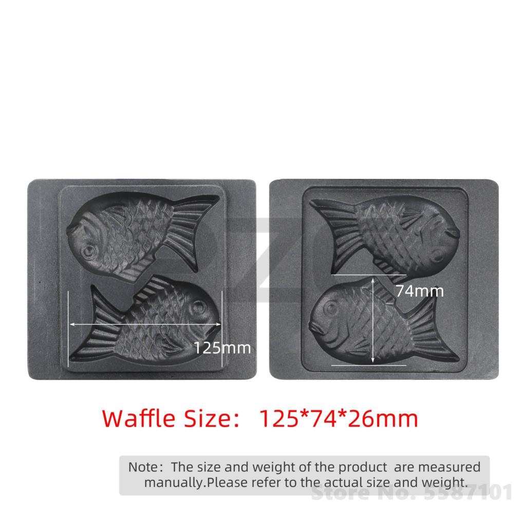 Edelstahl-Gas-Taiyaki-Maschine – Mini Waffle Maker Machine Bewertung und Preis