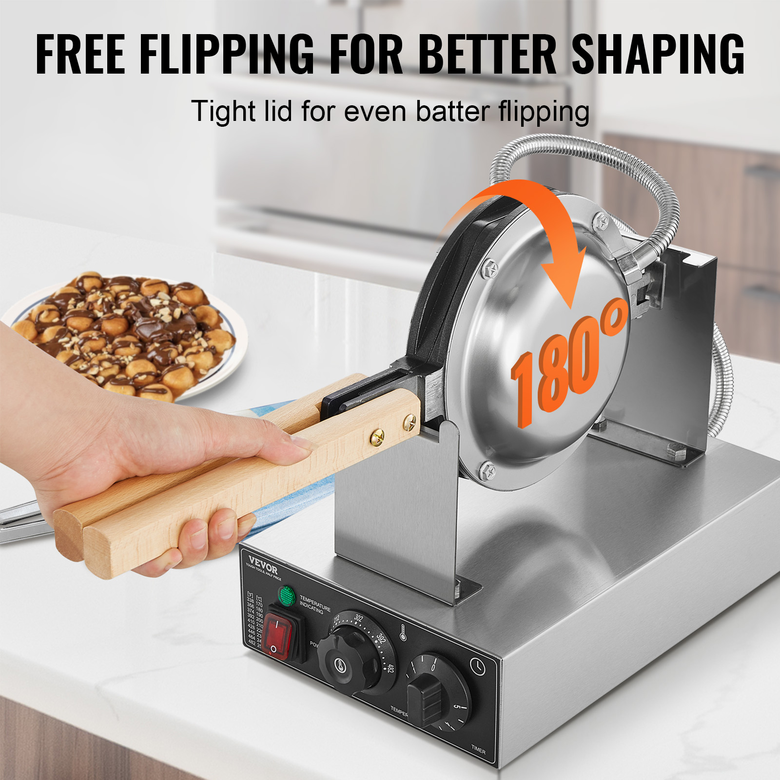 HomeWise Kommerzielles Eierbla – Mini Waffle Maker Machine Bewertung und Preis