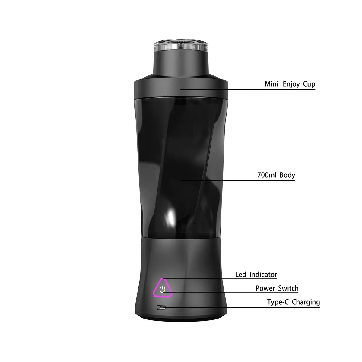 Tragbarer elektrischer Entsaft – Portable Blender Usb Rechargeable Bewertung und Preis