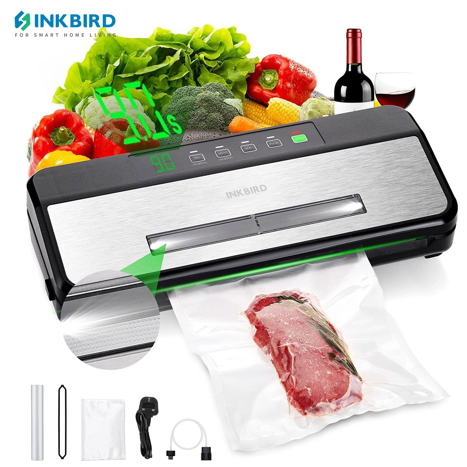 INKBIRD 3. Vakuumiergerät mit  – Food Vacuum Sealer Machine Bewertung und Preis
