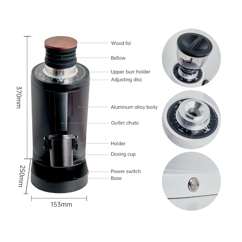 Professionelle DF83 Espresso-K – Coffee Bean Grinder Electric Bewertung und Preis