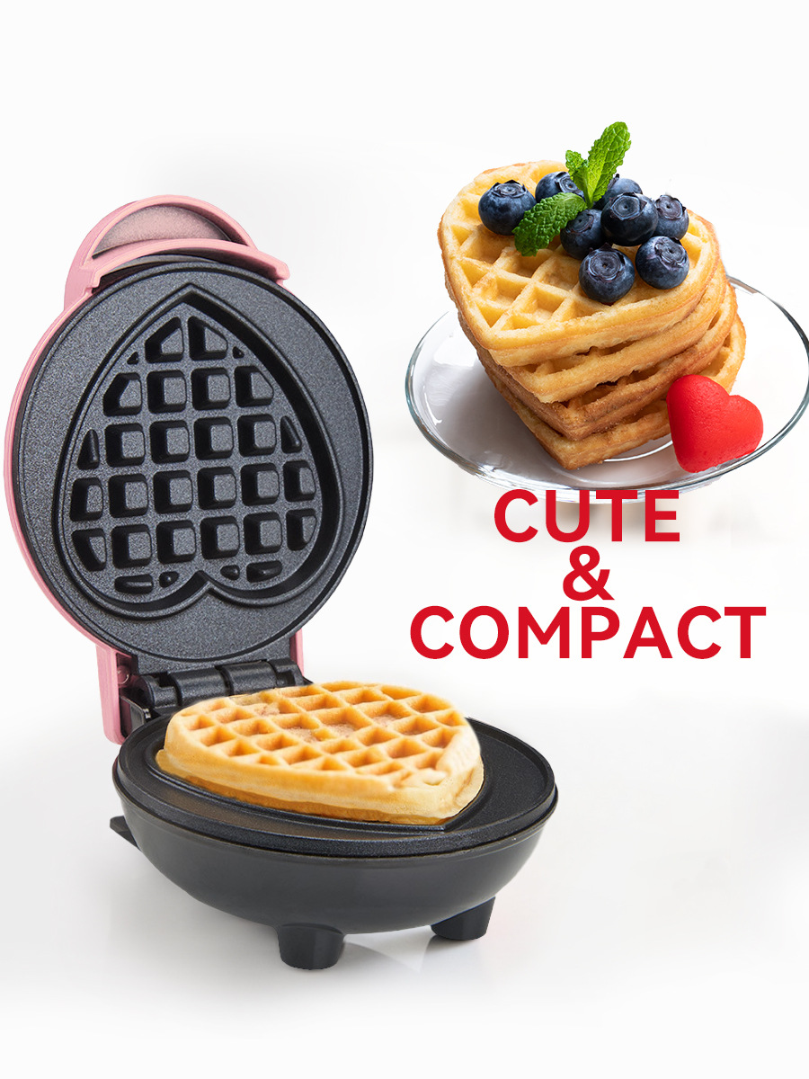 Mini-Waffeleisen Elektrisches  – Mini Waffle Maker Machine Bewertung und Preis
