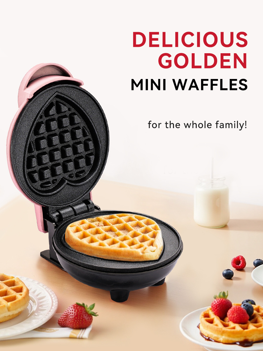 Mini-Waffeleisen Elektrisches  – Mini Waffle Maker Machine Bewertung und Preis