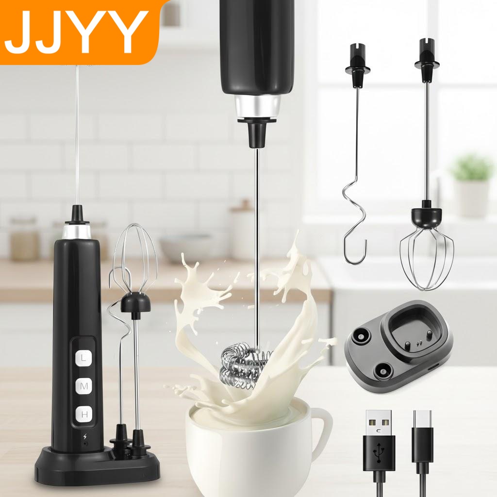 USB-Aufladbarer Handmilchaufsc – Electric Milk Frother Handheld Bewertung und Preis