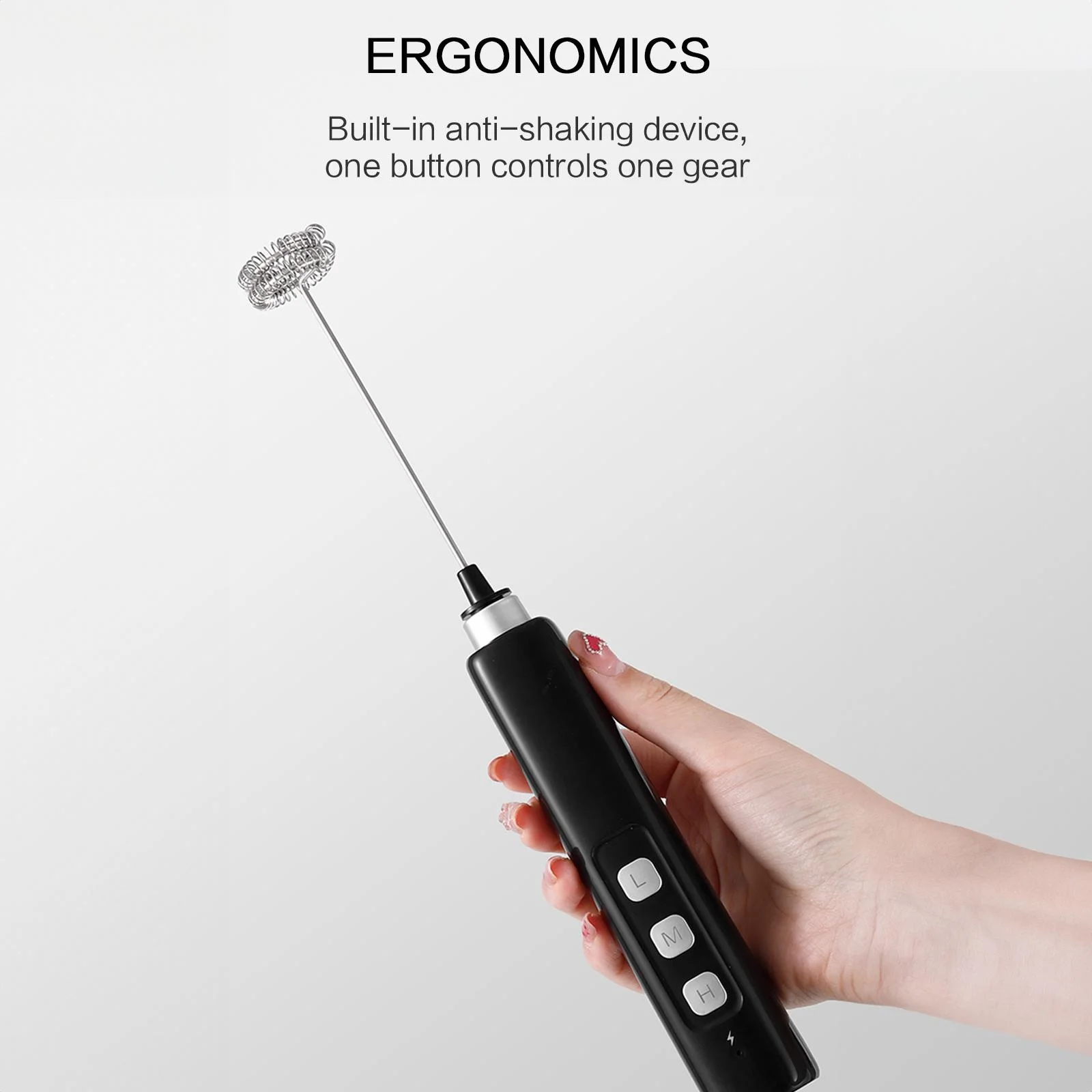 USB-Aufladbarer Handmilchaufsc – Electric Milk Frother Handheld Bewertung und Preis
