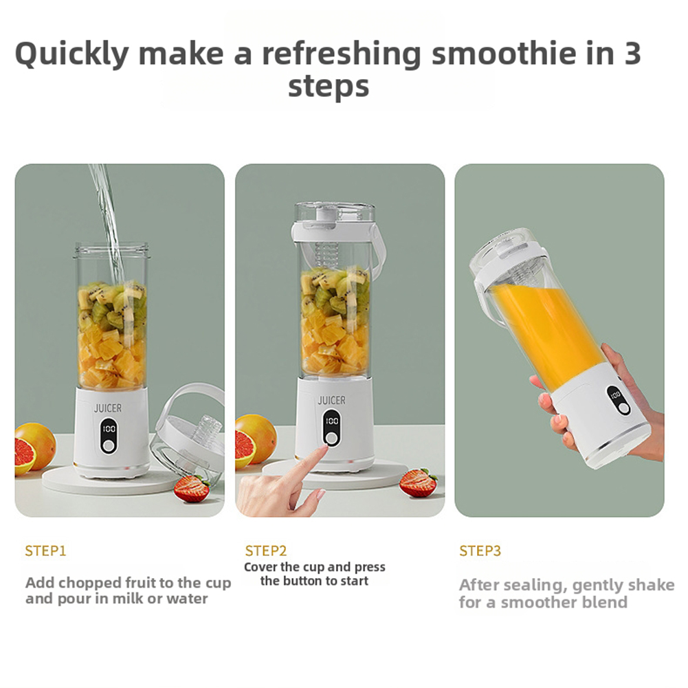 Tragbarer Mixer 600ML Elektris – Portable Blender Usb Rechargeable Bewertung und Preis
